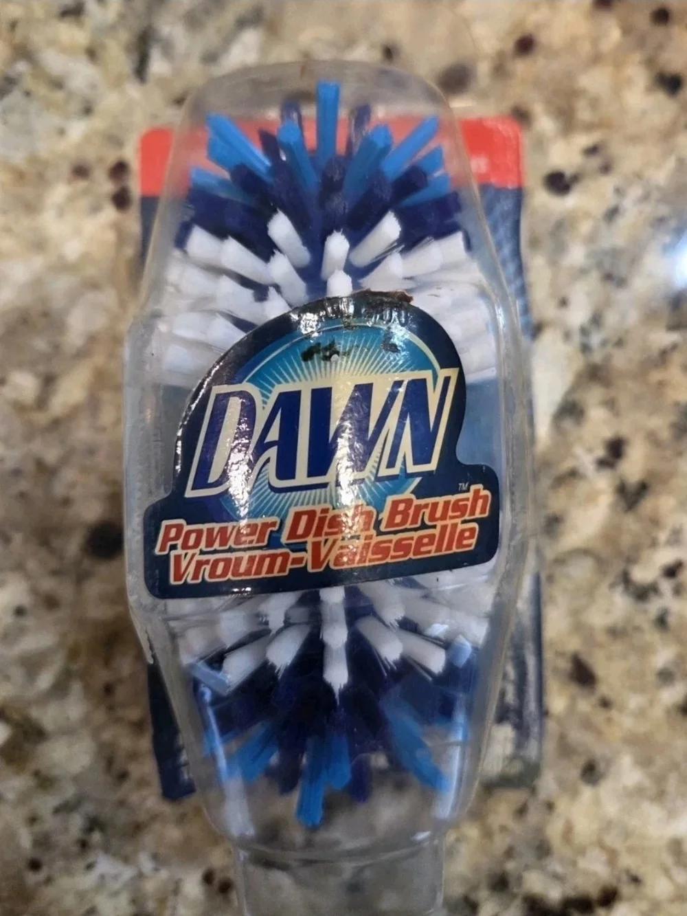 Dawn Power Dish Brush 2 Replacement Heads NEW Scrub Cleaning Soft Stiff Bristles